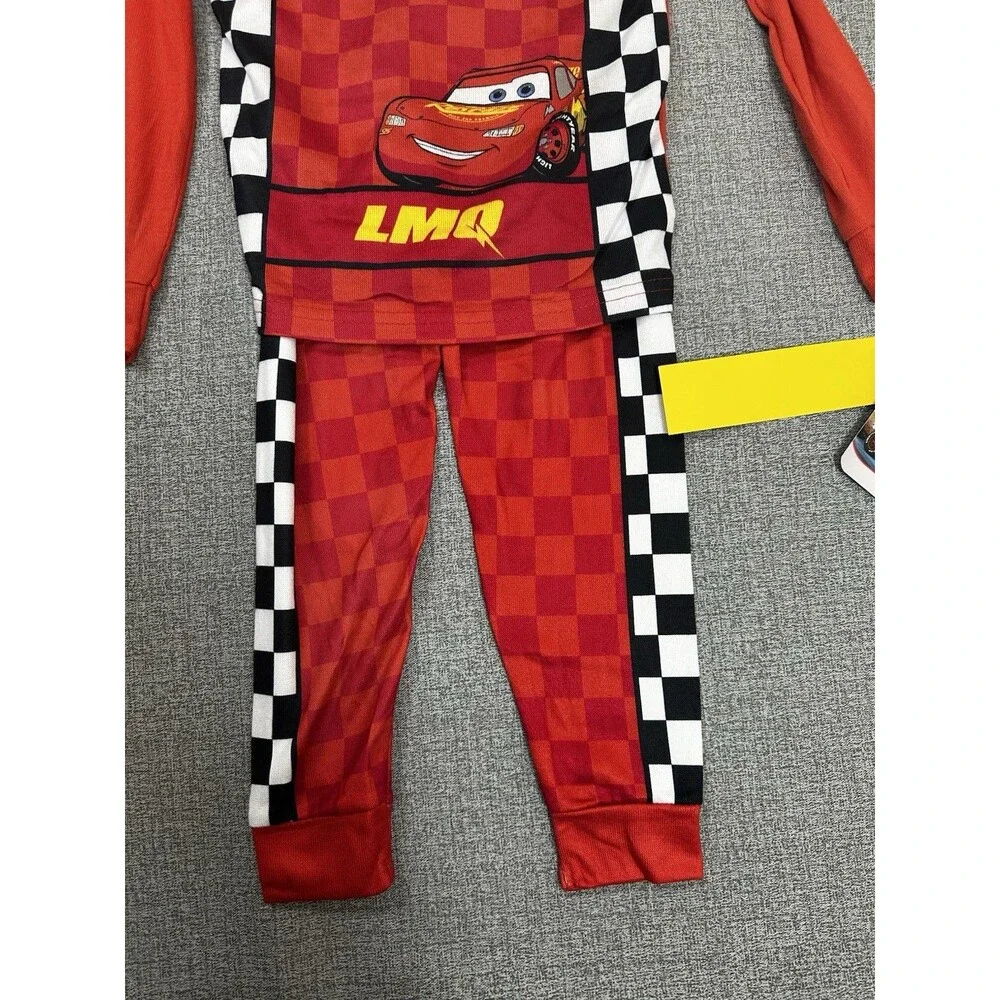 Disney Cars Lightning McQueen Pajamas Set Boys Toddler 5T LMQ - New with Tags